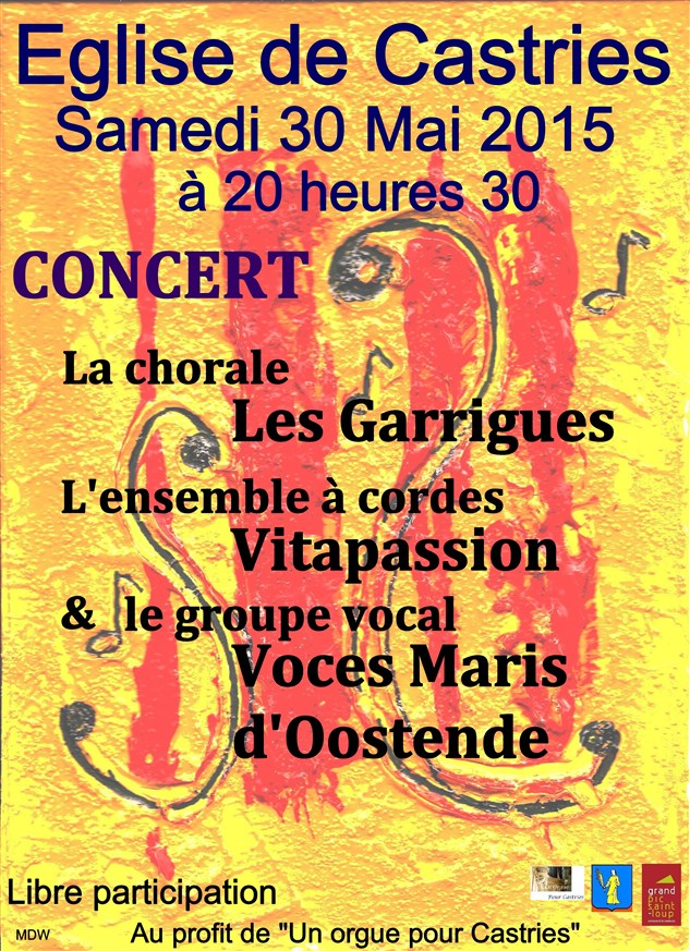 Concert à Castries le 30 mai 2015